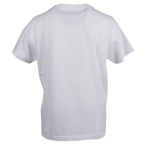 Burning Photo-Print Cotton T-Shirt - White