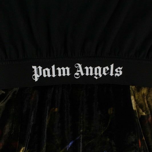 Macro Fower T-shirt Dress - Black / Multi