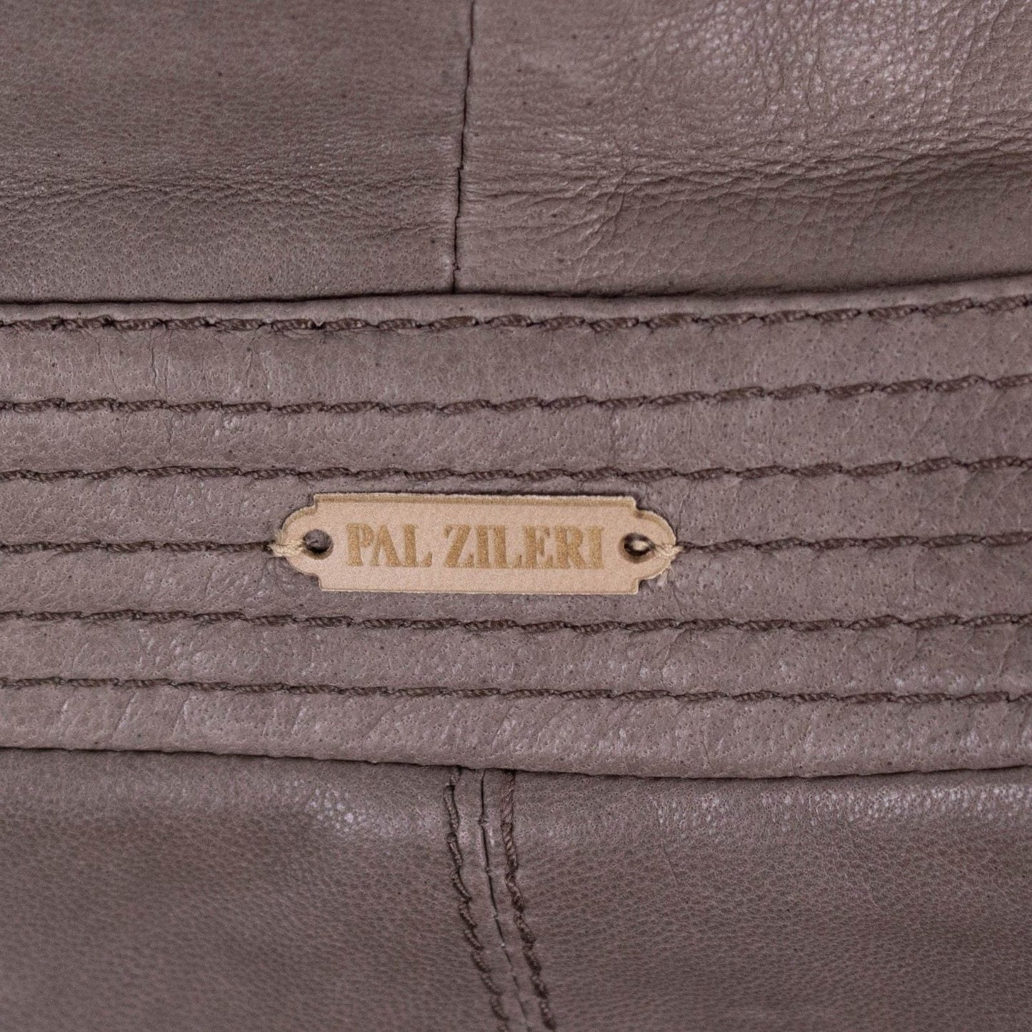 Brown Leather Bomber Jacket