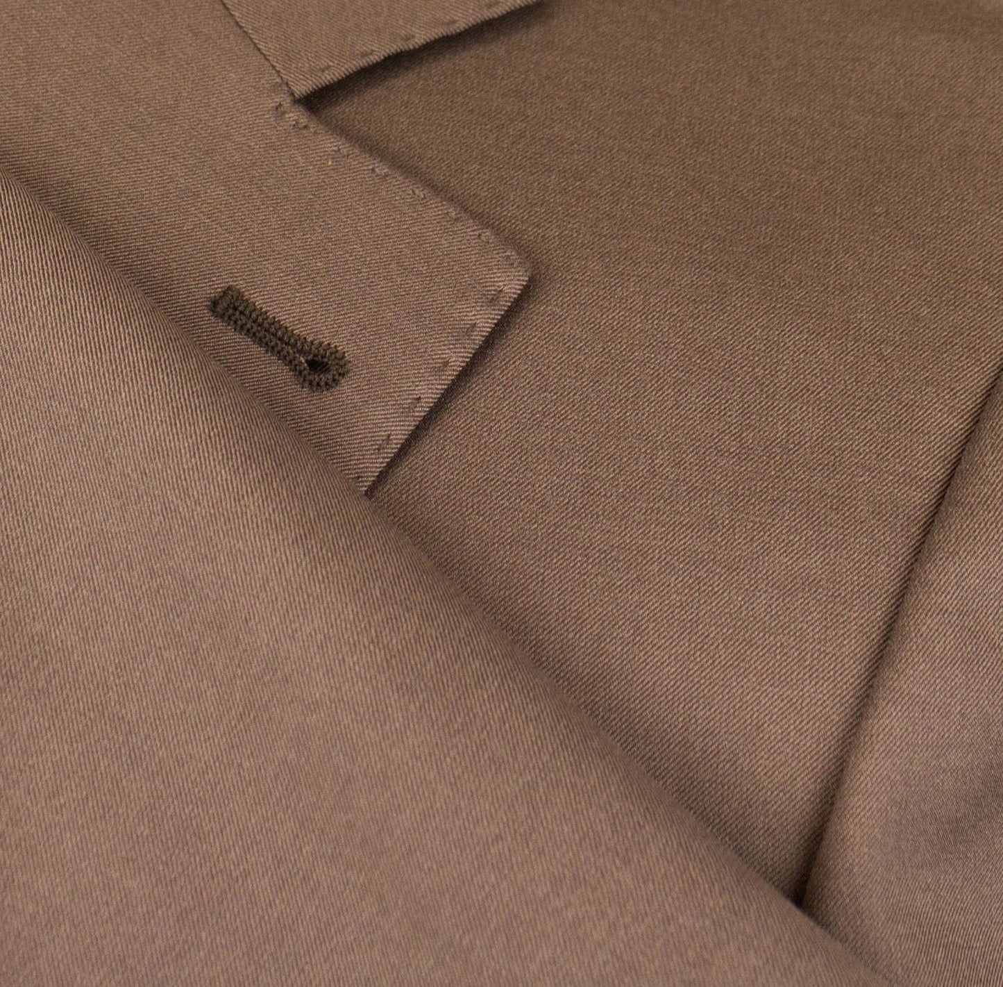 Wool Blend 3/2 Button Suit - Brown