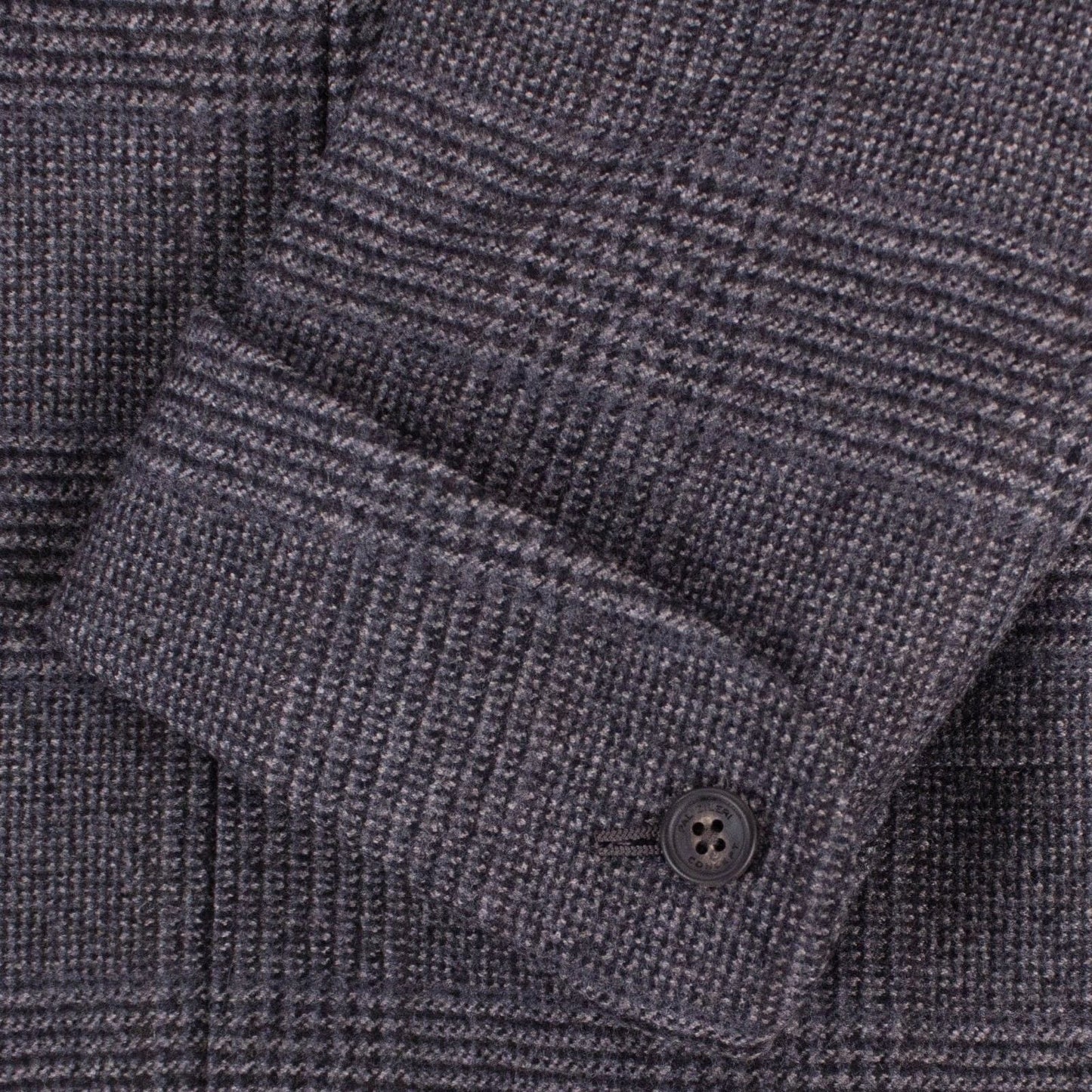 Brown Plaid Double Breasted Slim Fit Coat