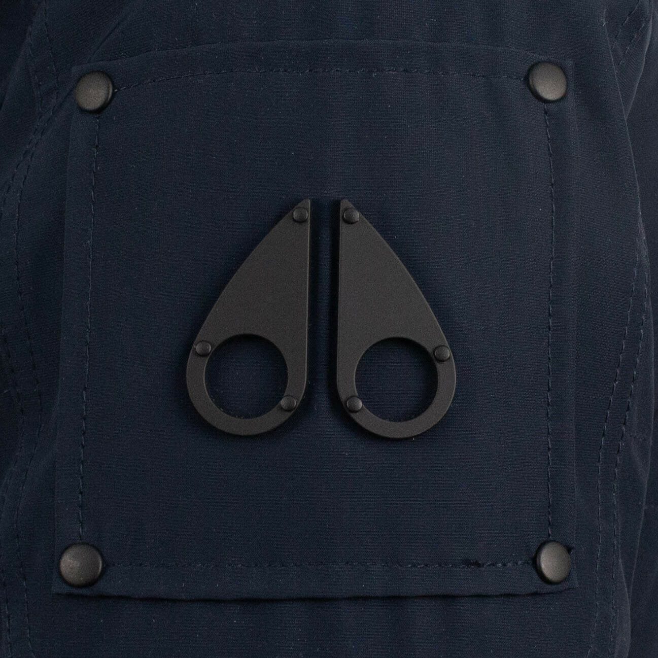 Women's 'Midcore' Down Puffer Jacket - Navy Blue