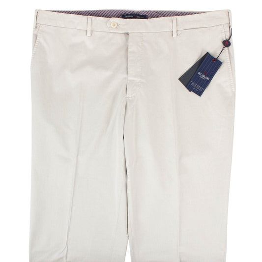 Beige Cotton Blend Pants