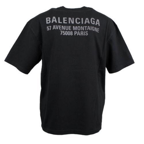 Black Cotton Short Sleeve Crewneck T-Shirt