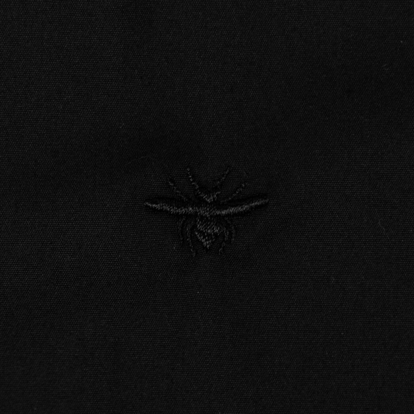Tribal Cotton Dress Shirt - Black