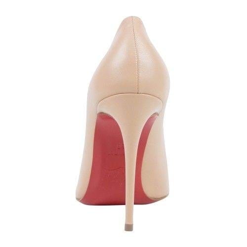 Breche 100mm Leather Pumps - Nude