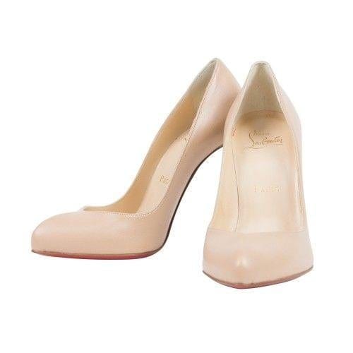Breche 100mm Leather Pumps - Nude