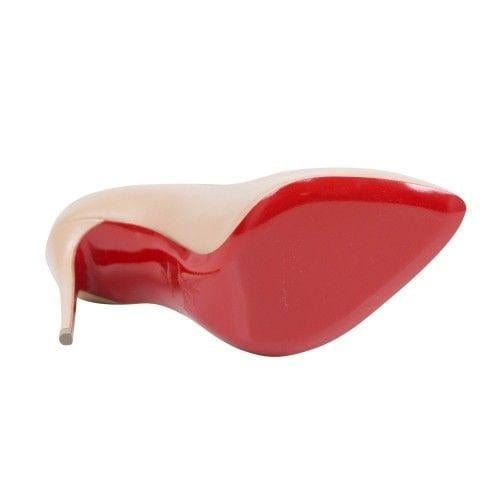 Breche 100mm Leather Pumps - Nude