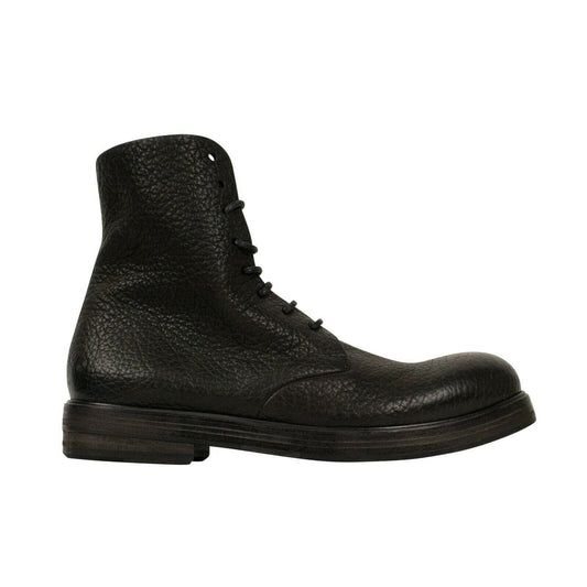 Zucca Zeppa Leather Boots - Black
