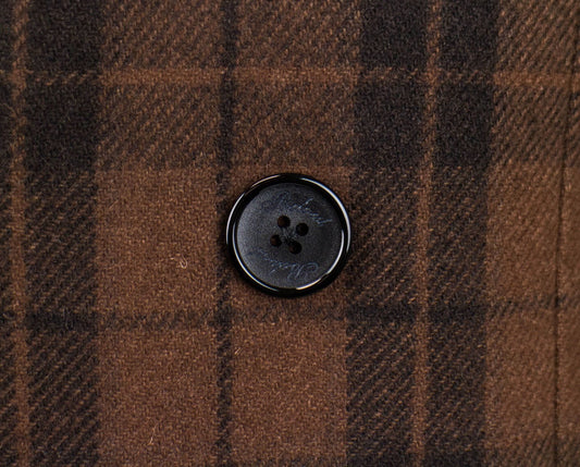 Brown Cashmere Double Breasted Full Length Slim Fit Coat