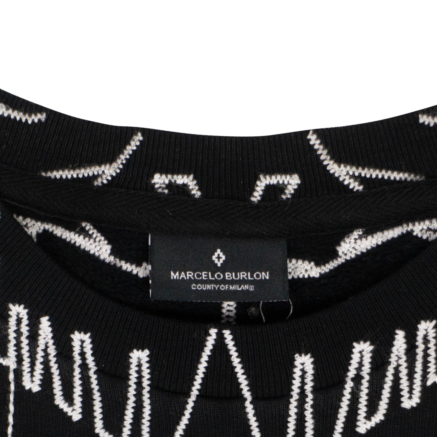 Wings Emb Sweatshirt - Black