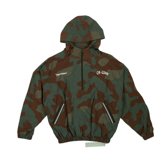 Camouflage Windbreaker Jacket - Green