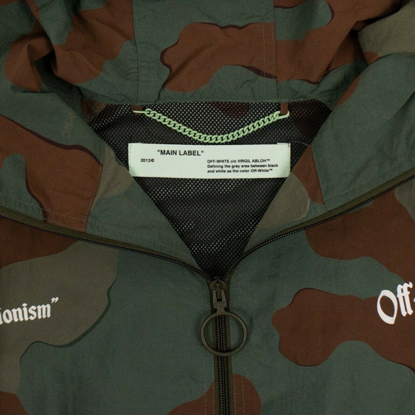 Camouflage Windbreaker Jacket - Green