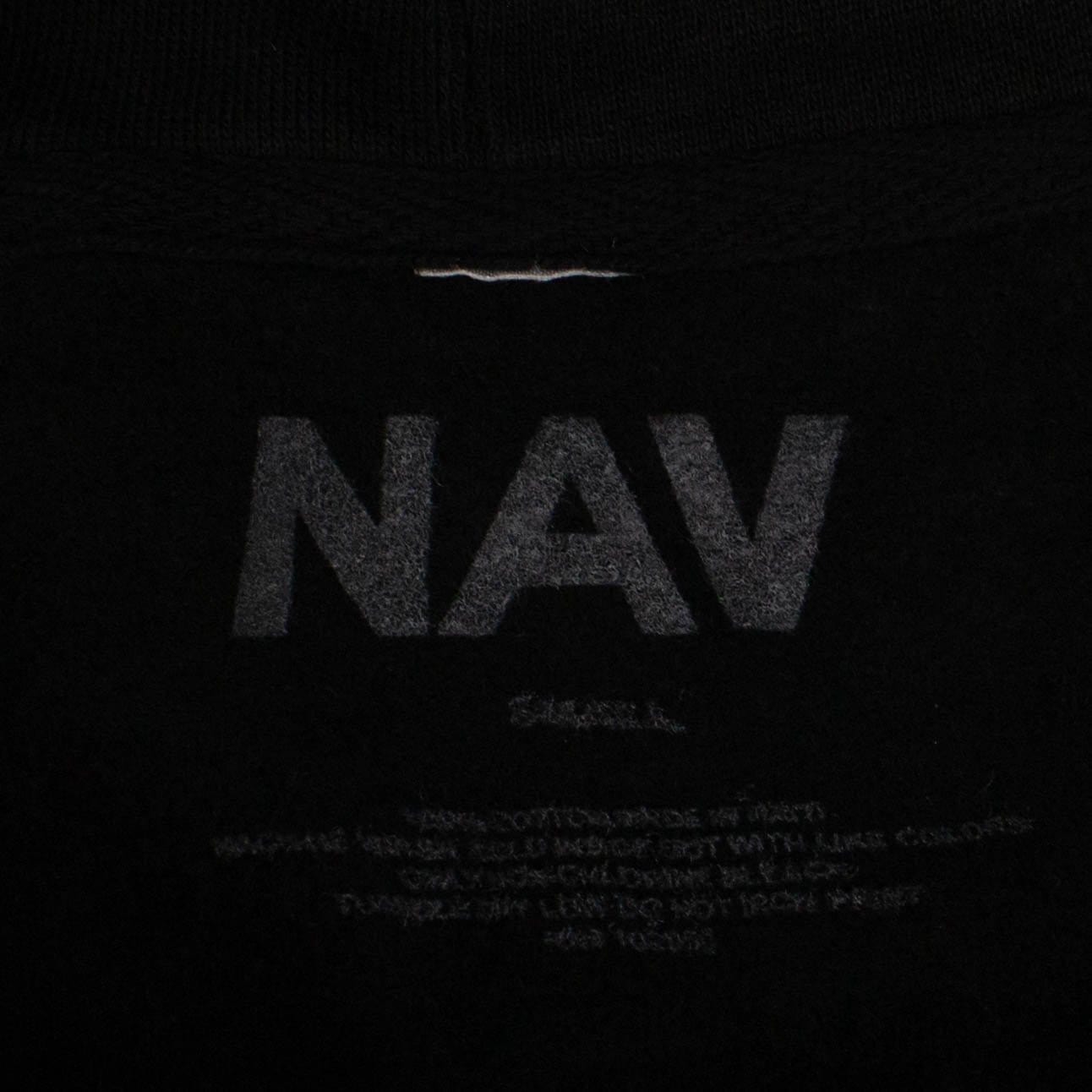 VLONE x NAV Cotton 'Bad Habits Drip' Pullover Sweatshirt - Black