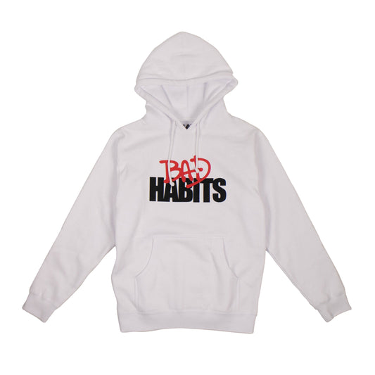 VLONE x NAV Cotton 'Bad Habits Drip' Pullover Sweatshirt - White