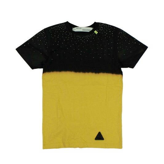 Two-Tone T-Shirt - Black And Yellow