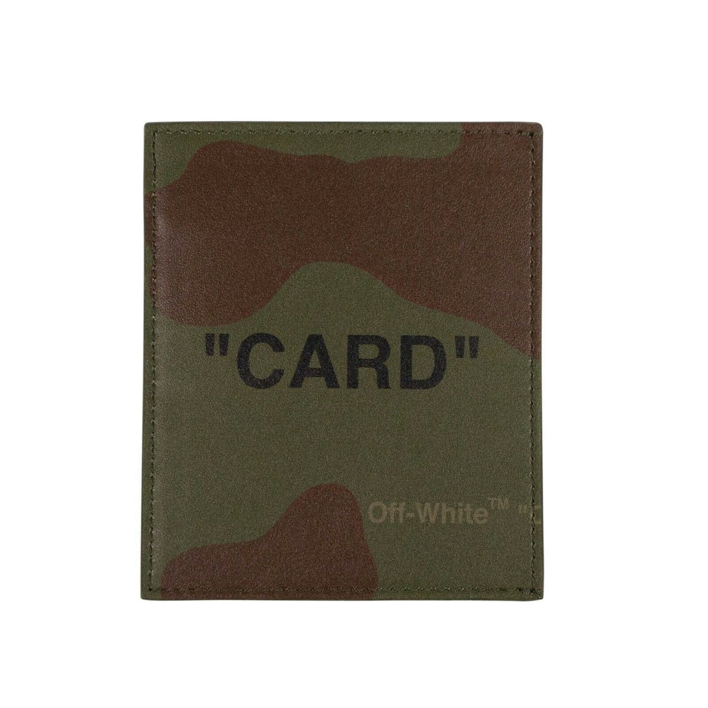 Camouflage Quote Cardholder Wallet