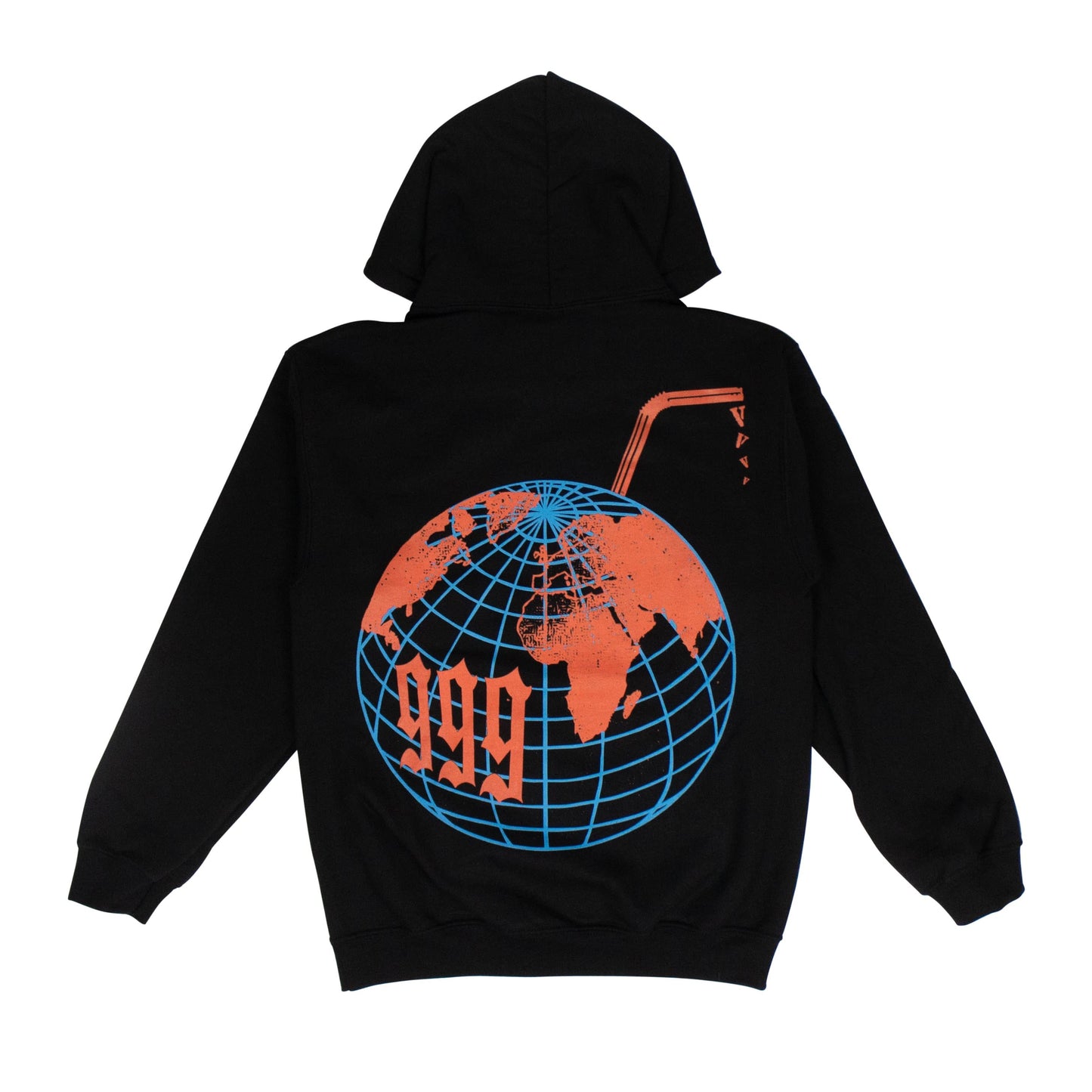 VLONE x JUICE WORLD Cotton 'World 999' Pullover Sweatshirt - Black