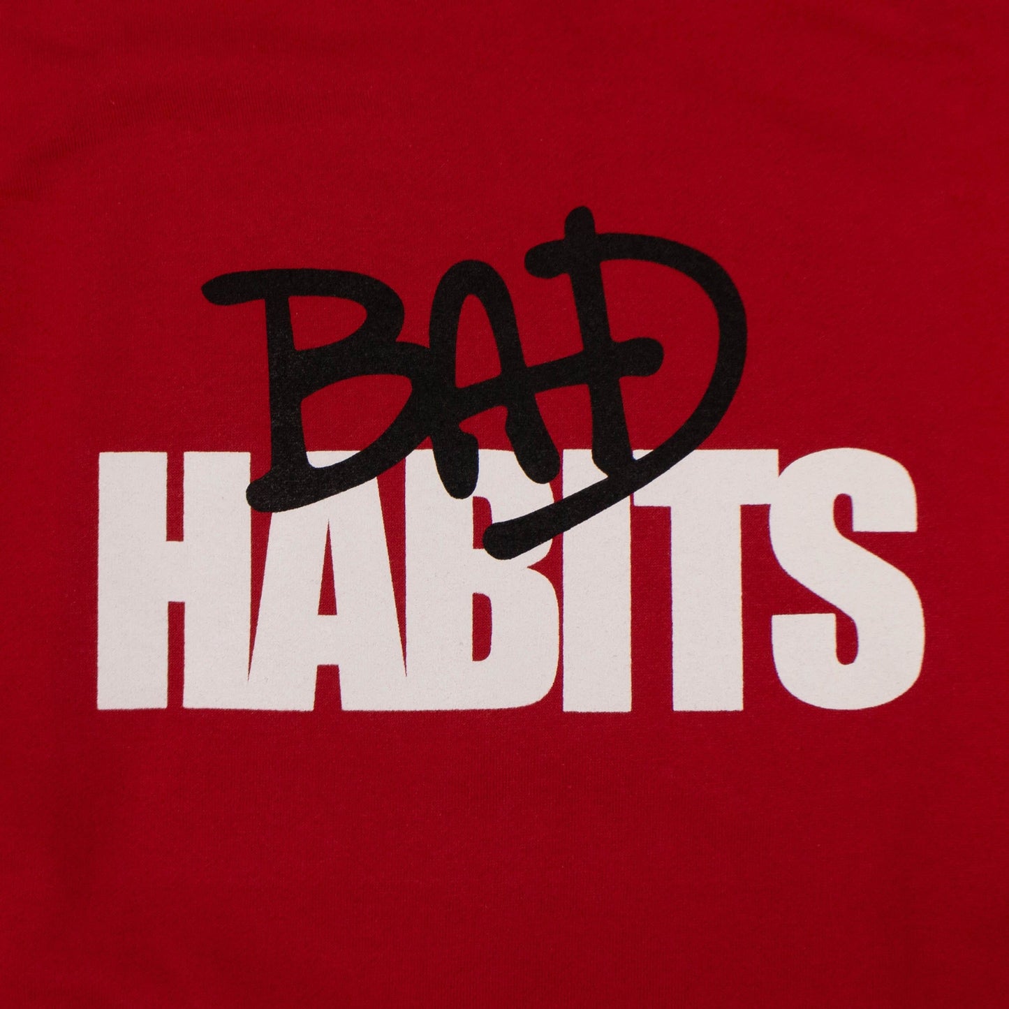 VLONE x NAV Cotton 'Bad Habits Drip' Pullover Sweatshirt - Red