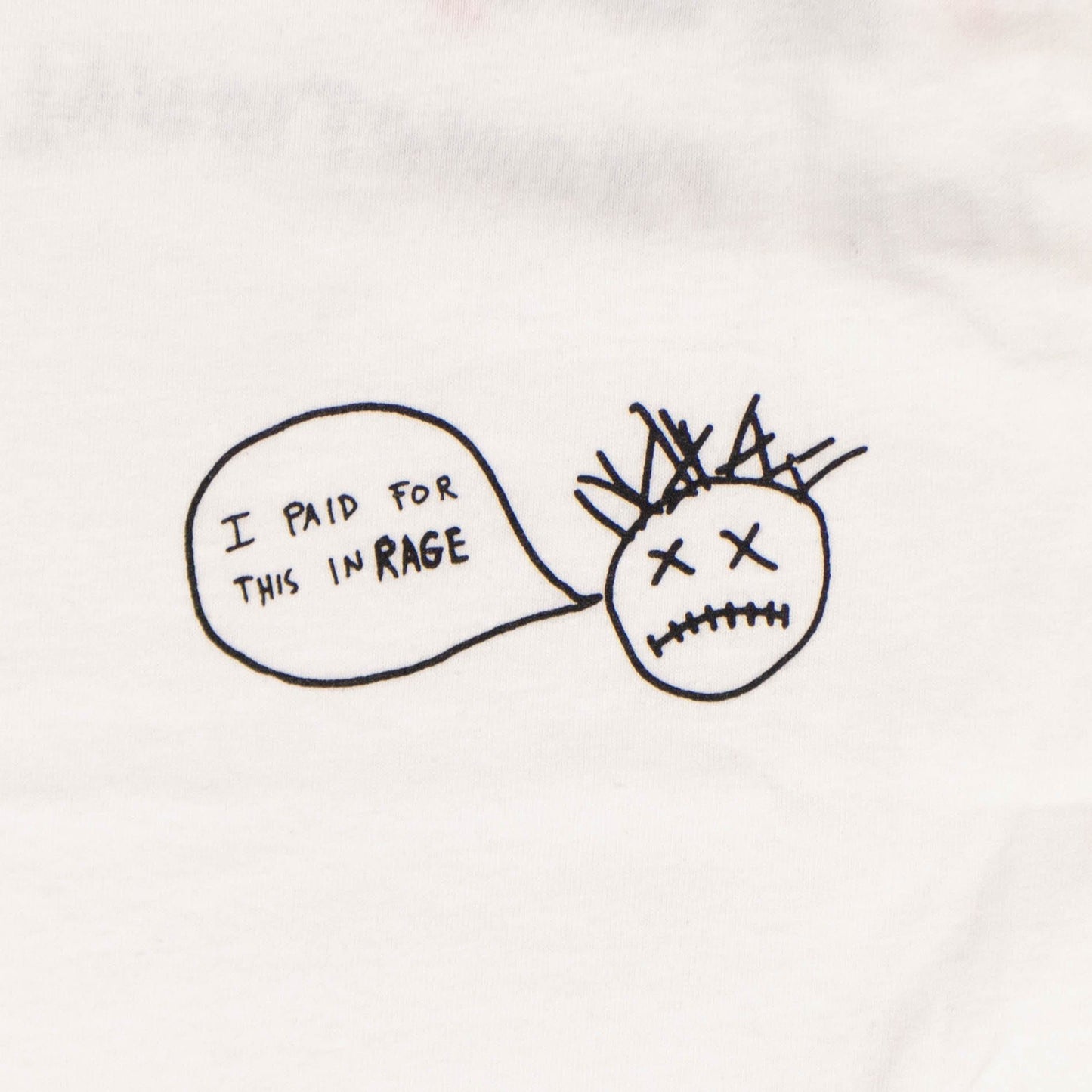 TRAVIS SCOTT x CACTUS JACK 'I Paid For This Rage' T-Shirt - White