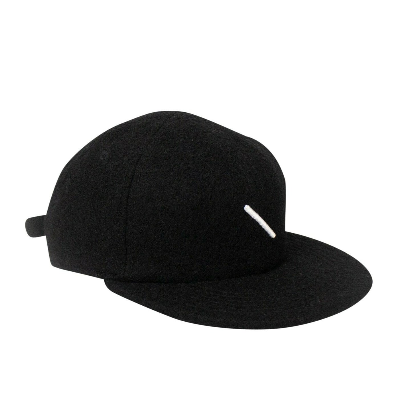 Wool Boucle 'Canyon Slash' Baseball Cap - Black