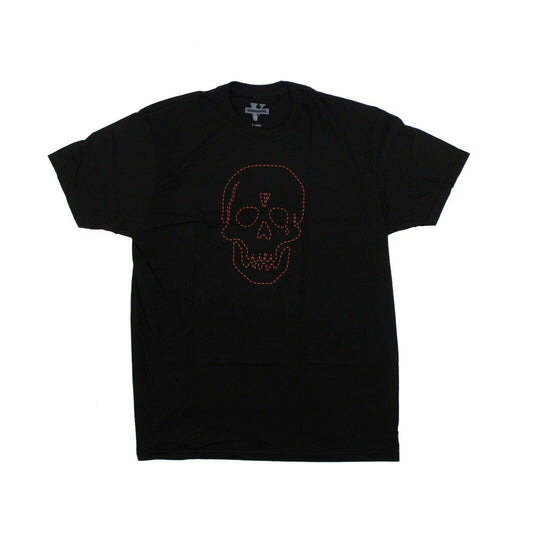 VLONE x NEIGHBORHOOD Cotton Red Skull Short Sleeve T-Shirt - Black