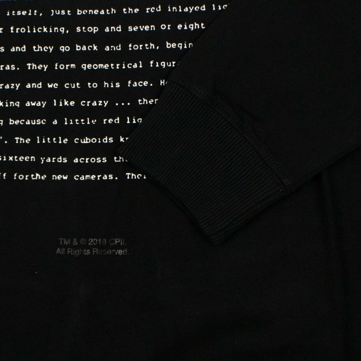 MARCELO BURLON x CLOSE ENCOUNTERS Text Print T-Shirt - Black