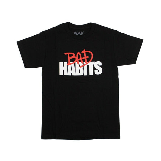 VLONE x NAV Cotton 'Bad Habits Drip' Short Sleeve T-Shirt - Black