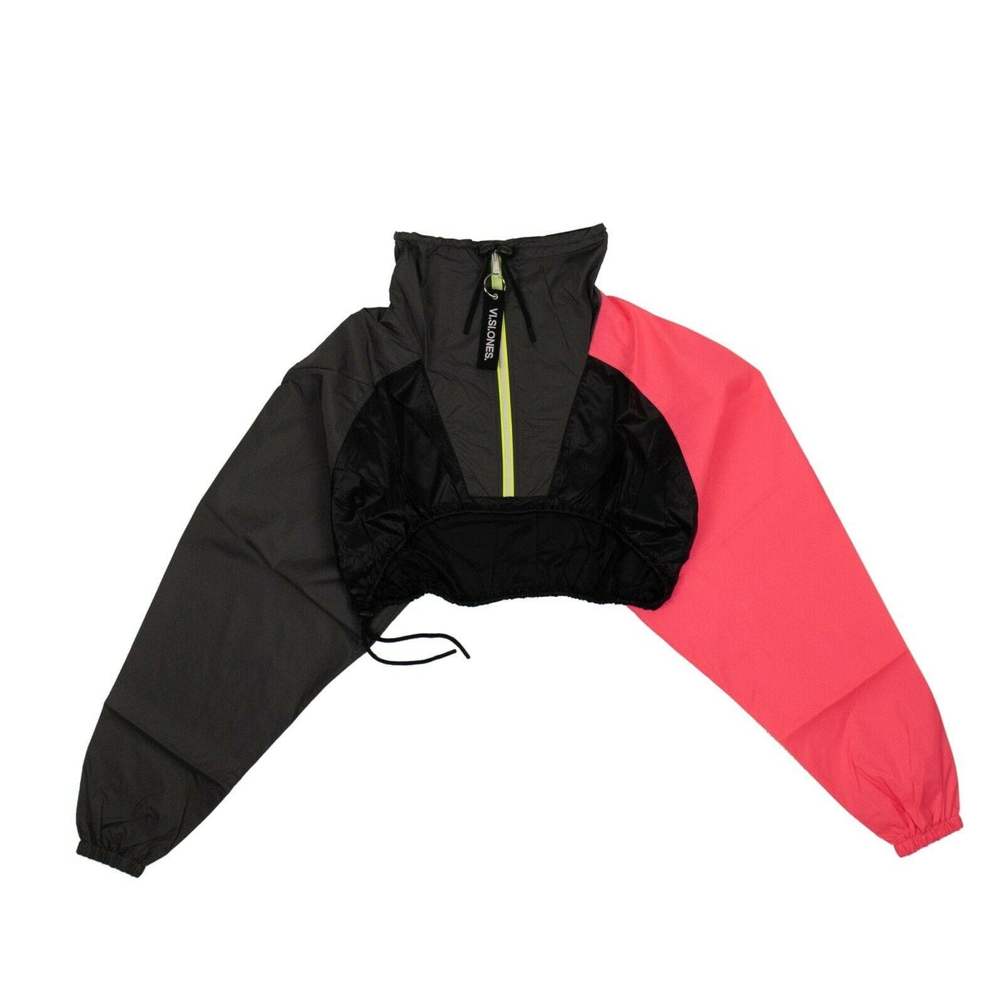 Visiones Cropped Windbreaker Jacket - Multicolored