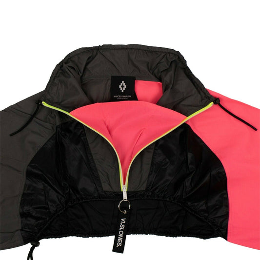 Visiones Cropped Windbreaker Jacket - Multicolored