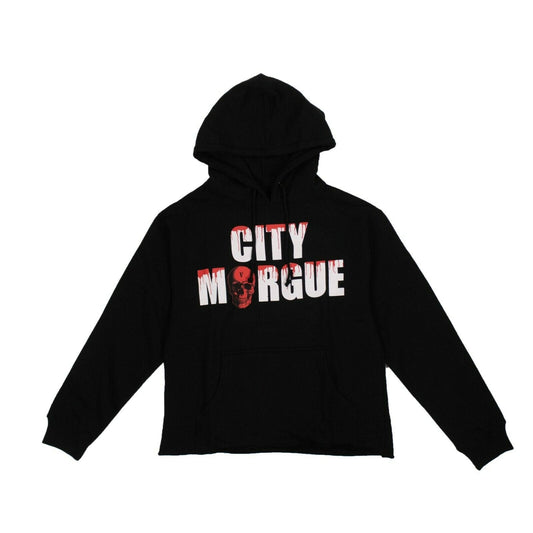 VLONE x CITY MORGUE Cotton Dogs Pullover Hoodie Sweatshirt - Black