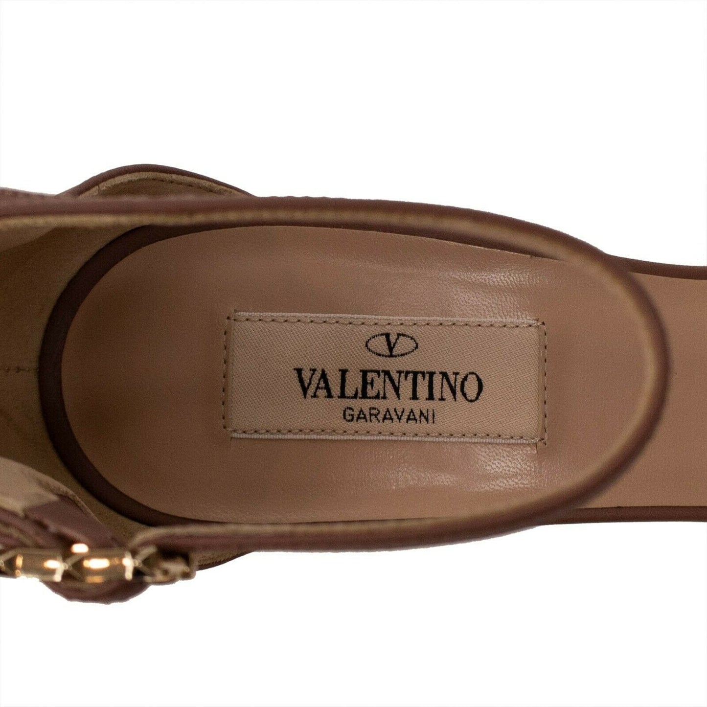 Ankle Strap Platform Leather Heels - Ankle Strap