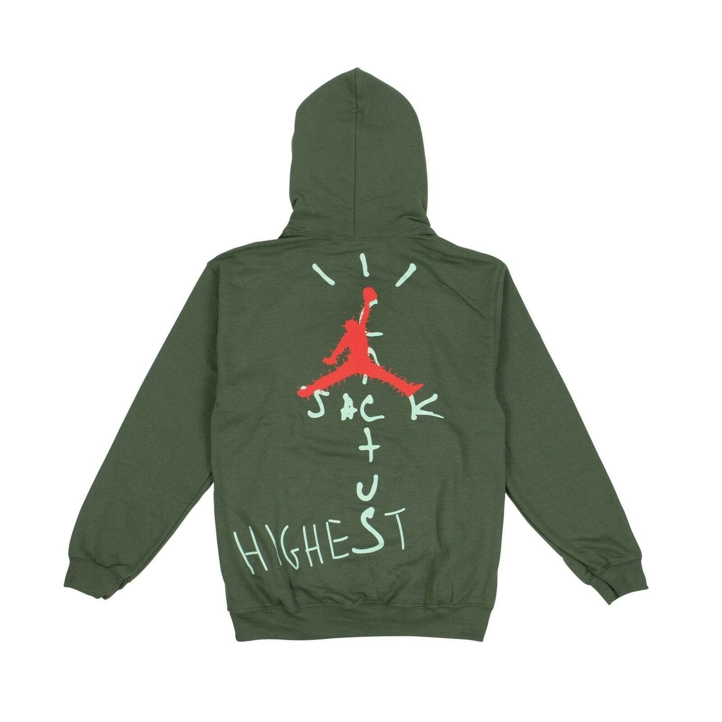 TRAVIS SCOTT x JORDAN NIKE AIR 'Highest' Sweatshirt - Olive Green