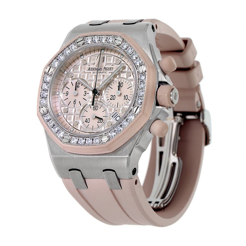 Audemars Piguet Royal Oak Offshore, Steel Pink Gem Watch 26048SK.ZZ.D082CA.01(PRE-OWNED)