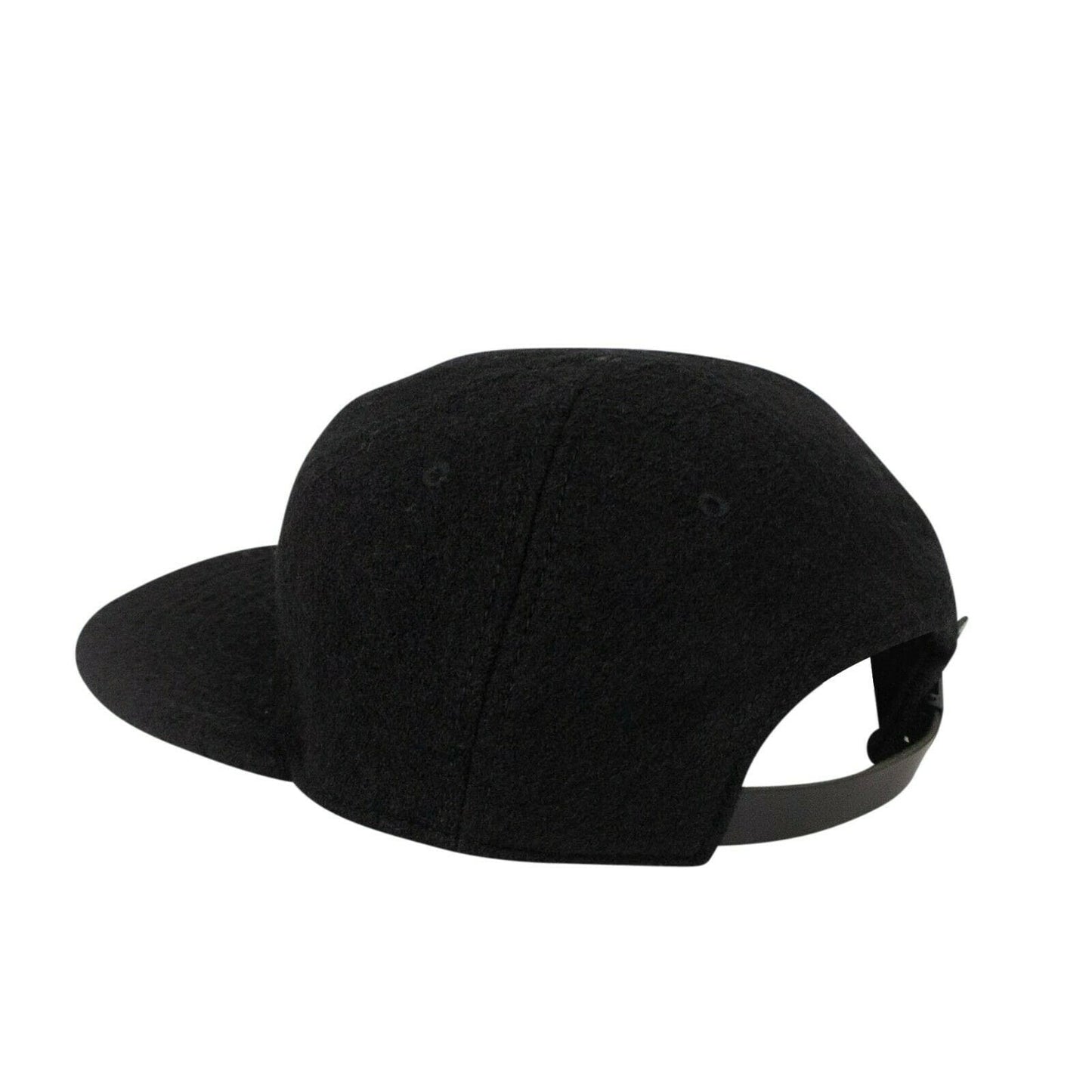 Wool Boucle 'Canyon Slash' Baseball Cap - Black