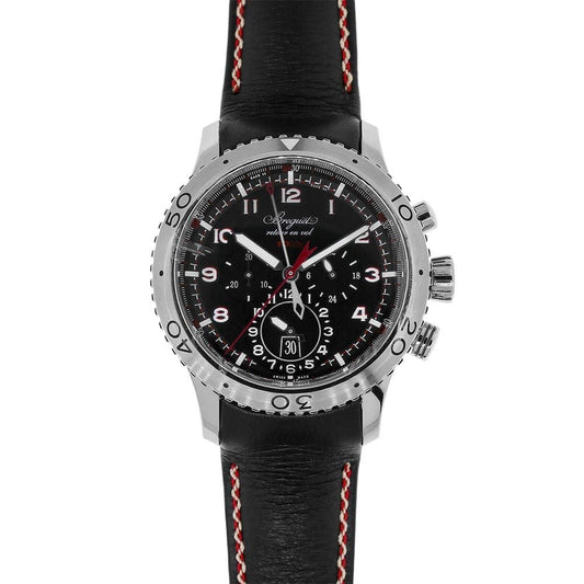 Breguet Type XXII, Stainless-Steel Black Chronograph 44MM Watch 3880ST/H2/3XV