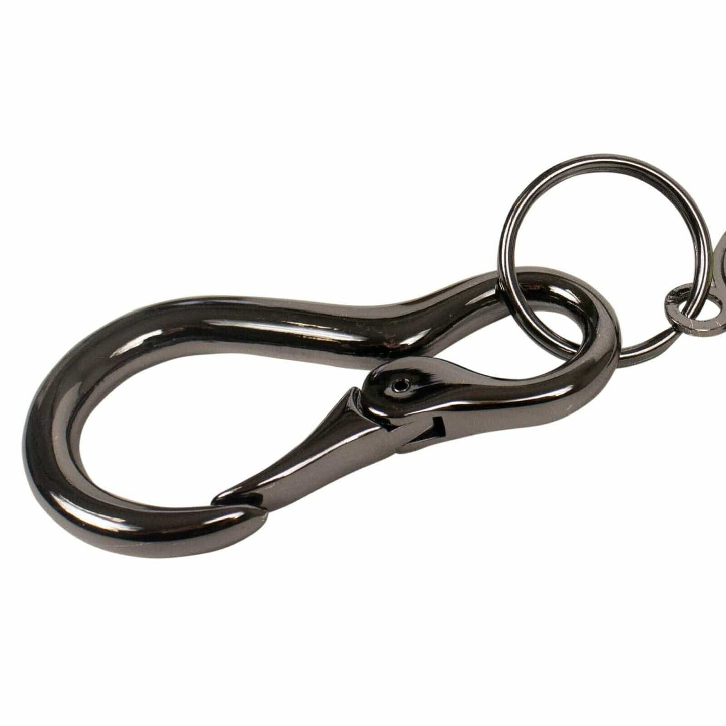 Carabiner Key Ring - Black & Yellow
