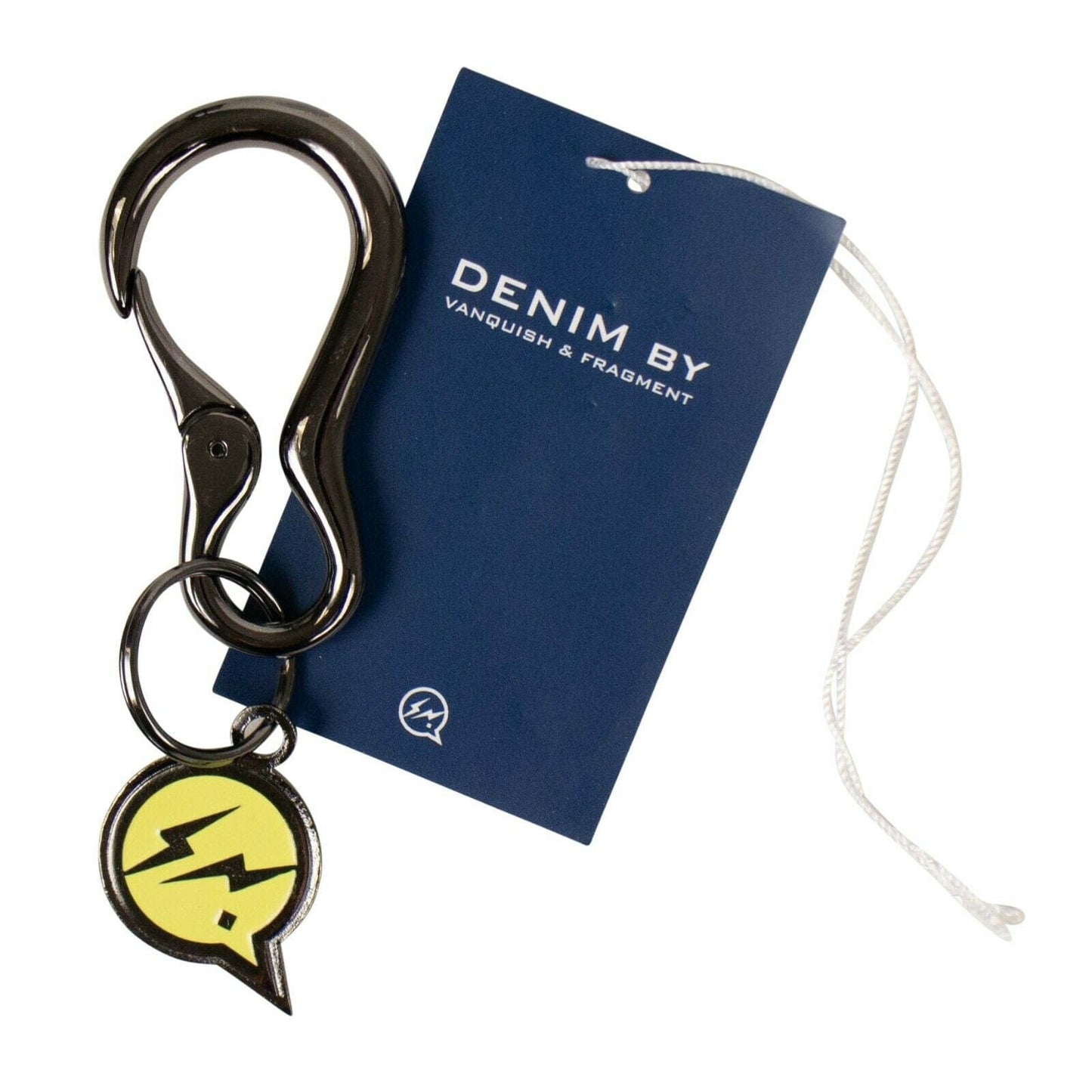 Carabiner Key Ring - Black & Yellow