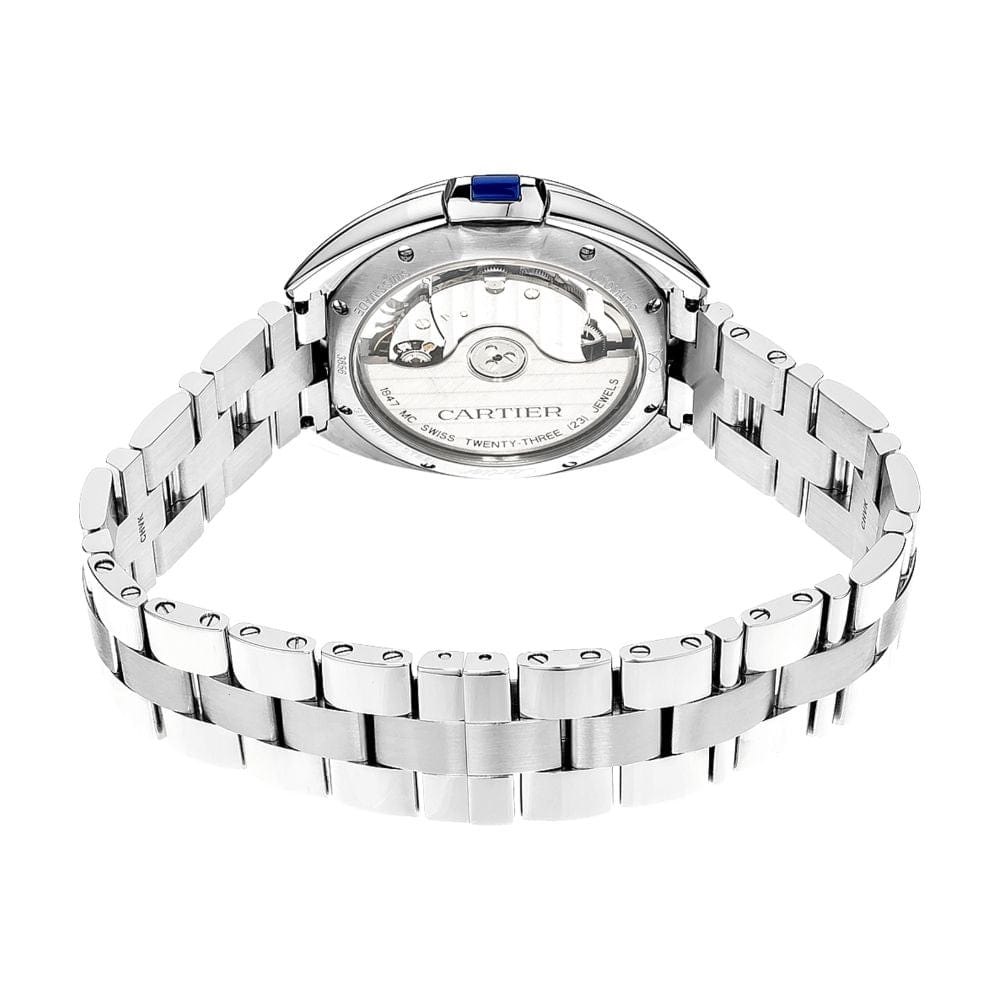 Cartier Cle de Cartier, Medium Stainless-Steel Date 35MM Watch WSCL0006