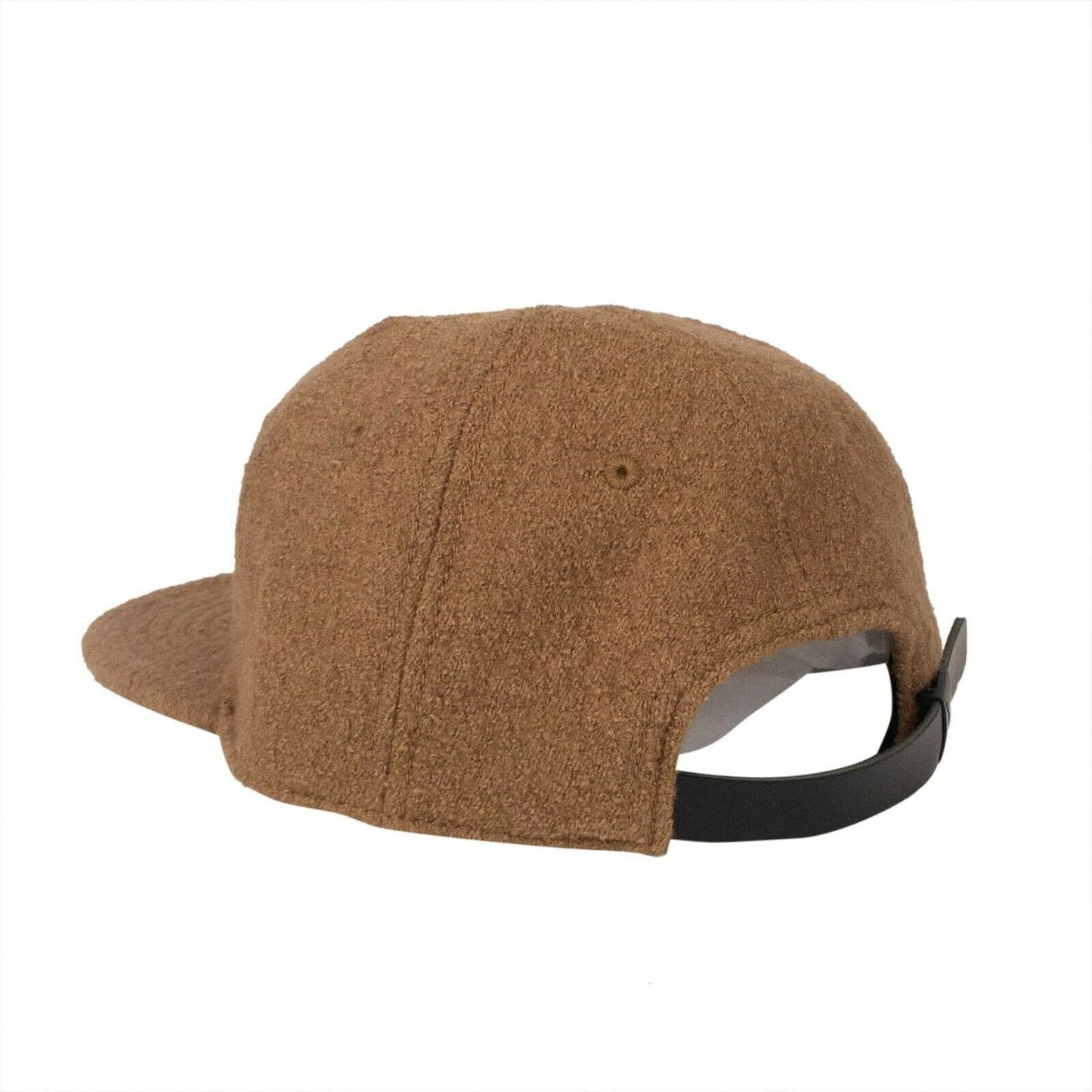 Wool Boucle 'Canyon Slash' Baseball Cap - Burnt Khaki