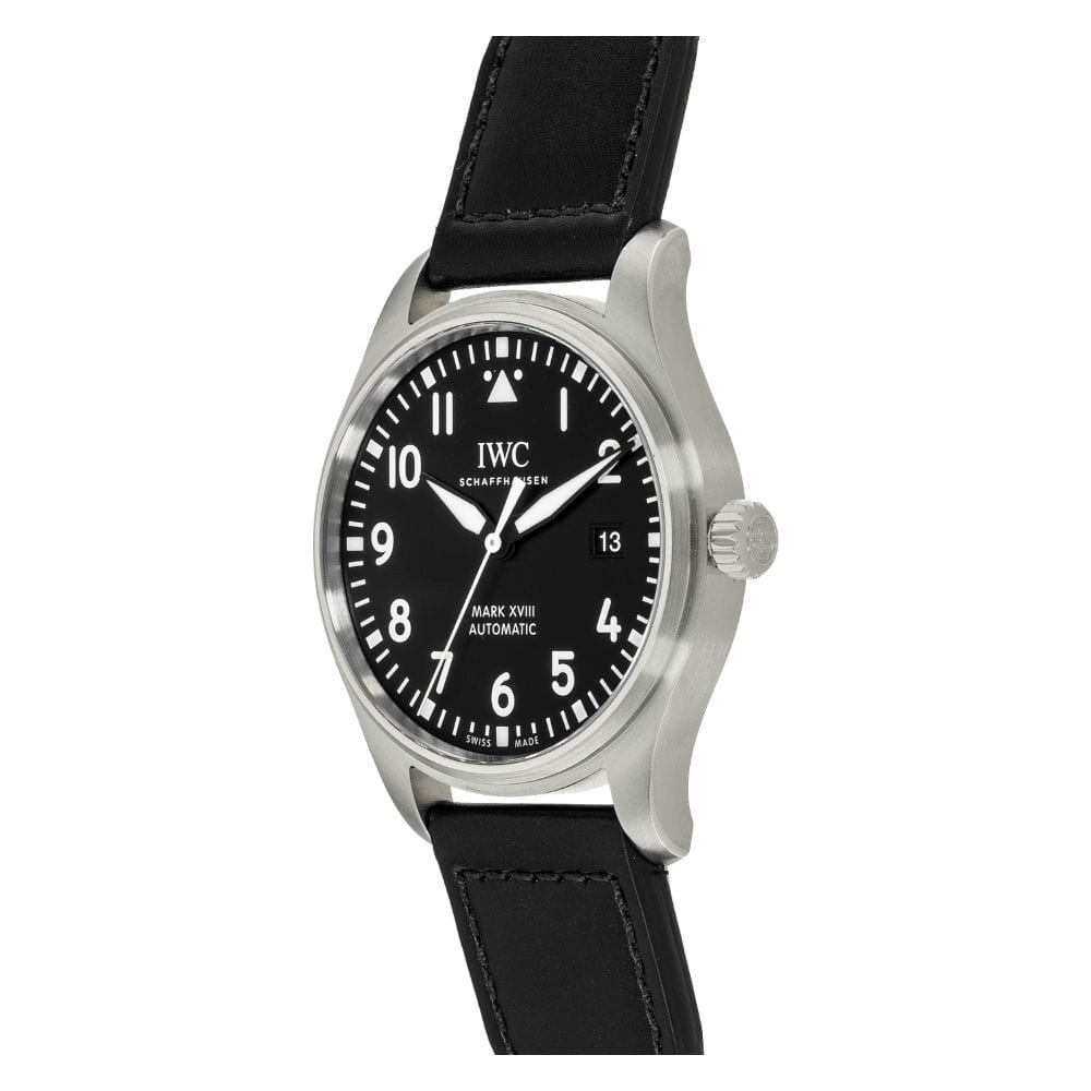 IWC Pilot's Mark XVIII, Automatic Black Dial 40MM Watch IW327001