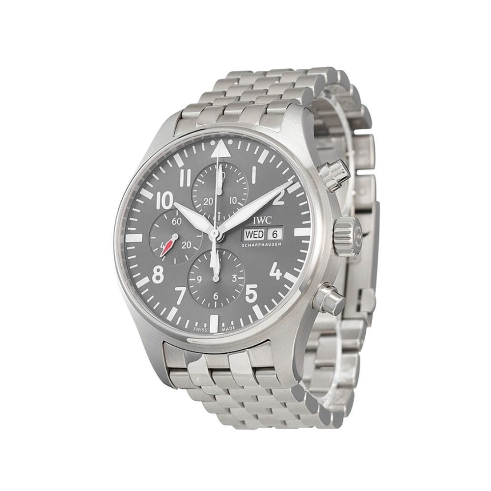 IWC Pilot Spitfire, Automatic Chronograph Grey Dial 43MM Watch IW377719