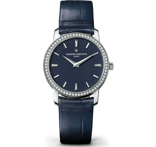 Vacheron Constantin Ladies Patrimony, White Gold Blue Dial 30MM Watch 25558/000G-9758